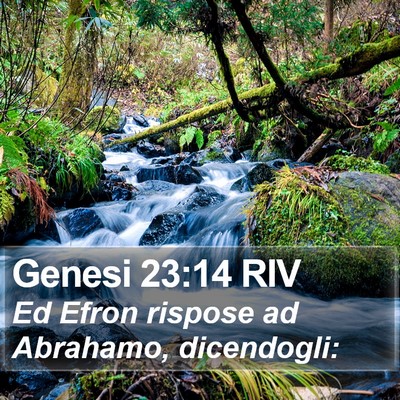 Genesi 23:14 RIV Bible Verse Image