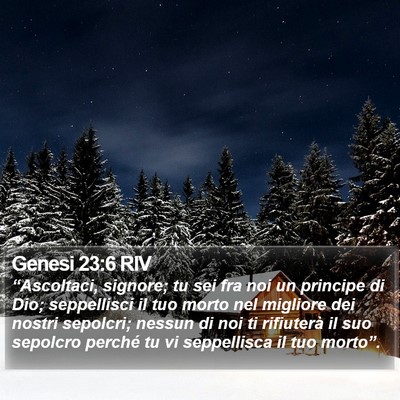 Genesi 23:6 RIV Bible Verse Image