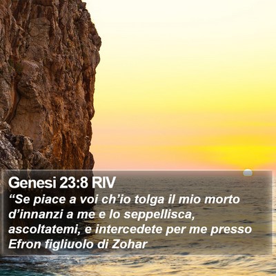 Genesi 23:8 RIV Bible Verse Image