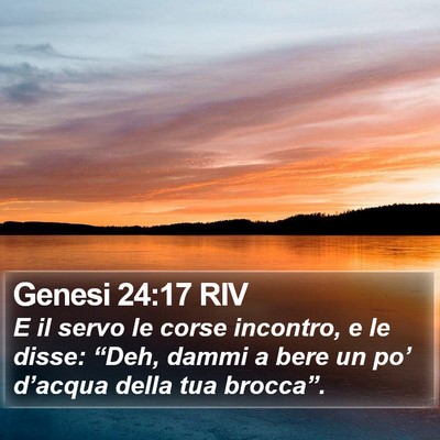 Genesi 24:17 RIV Bible Verse Image