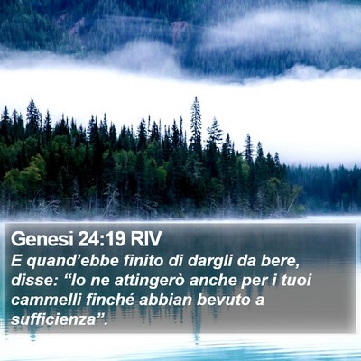 Genesi 24:19 RIV Bible Verse Image