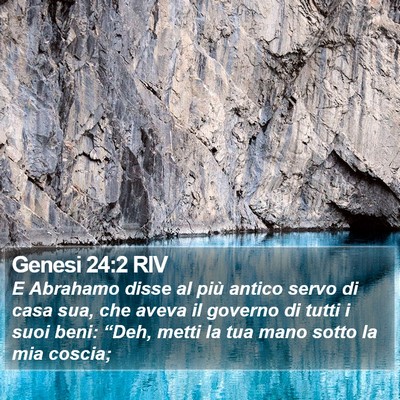 Genesi 24:2 RIV Bible Verse Image