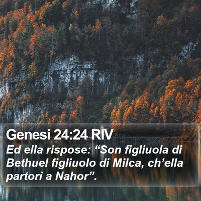 Genesi 24:24 RIV Bible Verse Image
