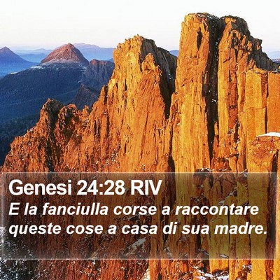 Genesi 24:28 RIV Bible Verse Image