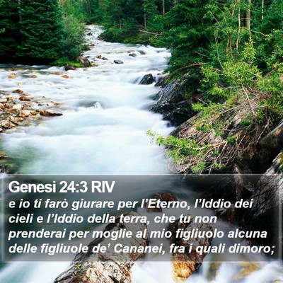Genesi 24:3 RIV Bible Verse Image