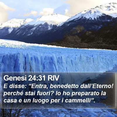 Genesi 24:31 RIV Bible Verse Image