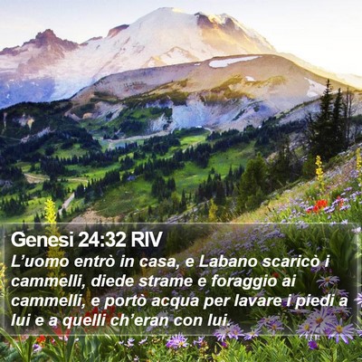 Genesi 24:32 RIV Bible Verse Image