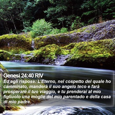 Genesi 24:40 RIV Bible Verse Image