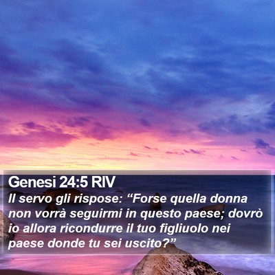 Genesi 24:5 RIV Bible Verse Image