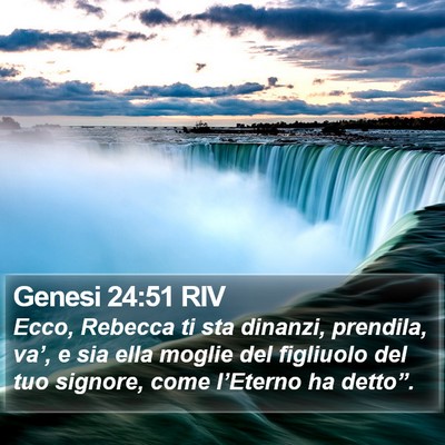 Genesi 24:51 RIV Bible Verse Image