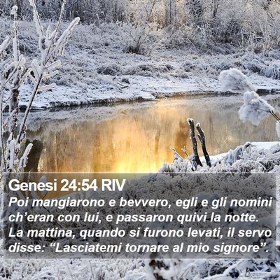 Genesi 24:54 RIV Bible Verse Image