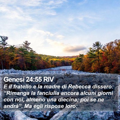 Genesi 24:55 RIV Bible Verse Image