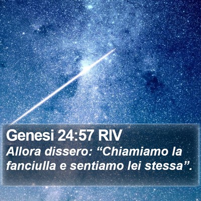 Genesi 24:57 RIV Bible Verse Image