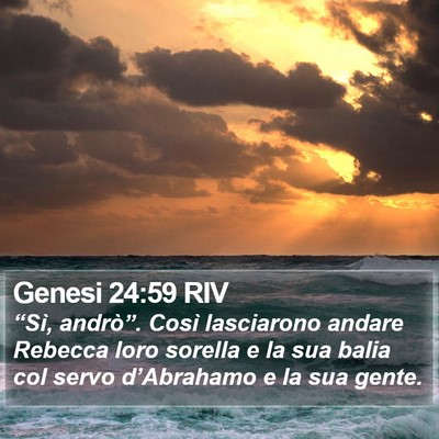 Genesi 24:59 RIV Bible Verse Image
