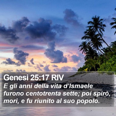 Genesi 25:17 RIV Bible Verse Image