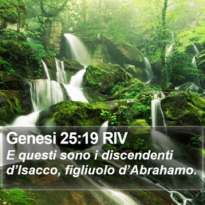 Genesi 25:19 RIV Bible Verse Image