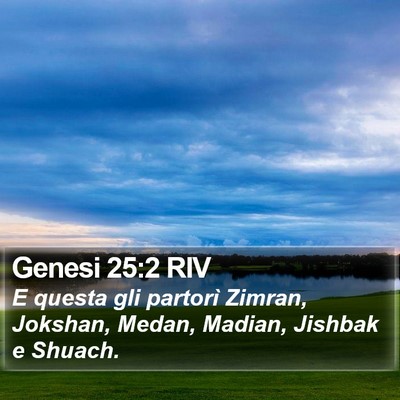 Genesi 25:2 RIV Bible Verse Image