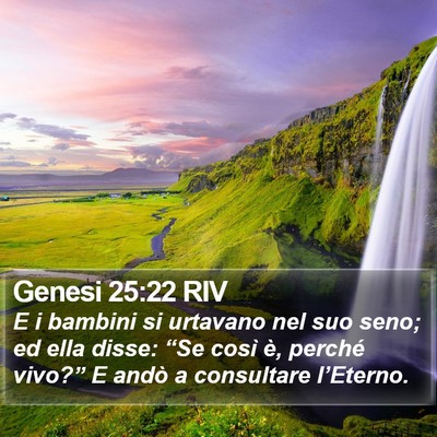 Genesi 25:22 RIV Bible Verse Image