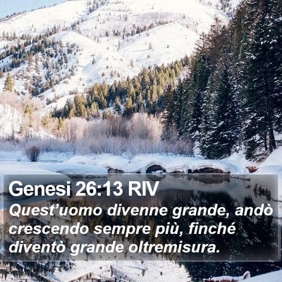 Genesi 26:13 RIV Bible Verse Image
