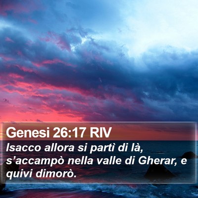 Genesi 26:17 RIV Bible Verse Image