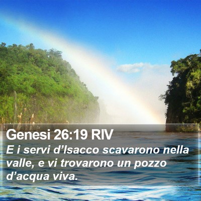 Genesi 26:19 RIV Bible Verse Image
