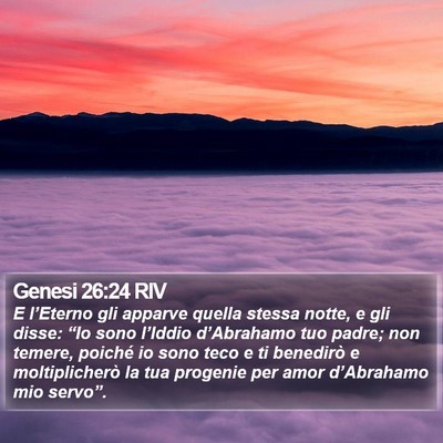 Genesi 26:24 RIV Bible Verse Image