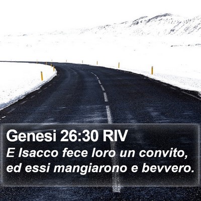 Genesi 26:30 RIV Bible Verse Image