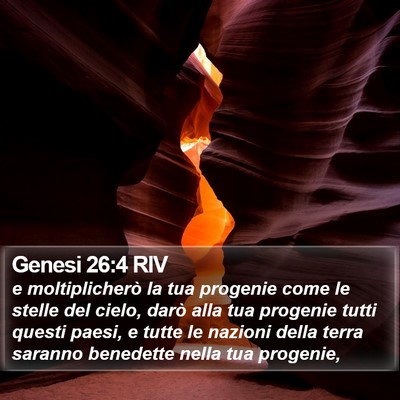Genesi 26:4 RIV Bible Verse Image