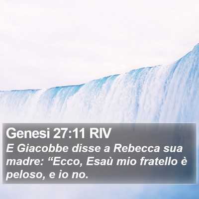 Genesi 27:11 RIV Bible Verse Image