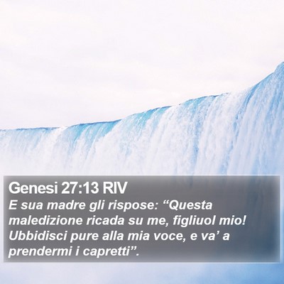 Genesi 27:13 RIV Bible Verse Image