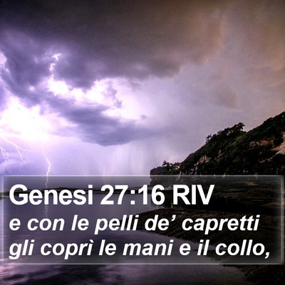 Genesi 27:16 RIV Bible Verse Image