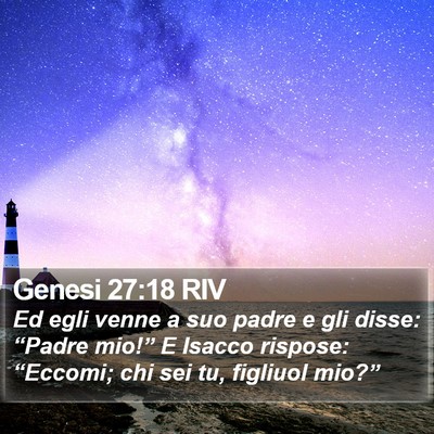 Genesi 27:18 RIV Bible Verse Image