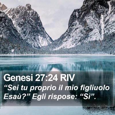 Genesi 27:24 RIV Bible Verse Image