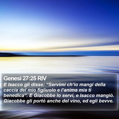 Genesi 27:25 RIV Bible Verse Image