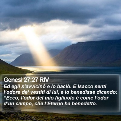 Genesi 27:27 RIV Bible Verse Image