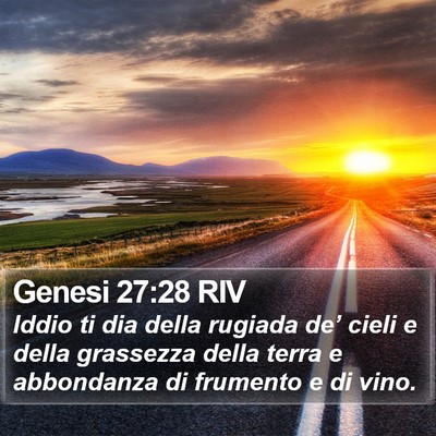 Genesi 27:28 RIV Bible Verse Image