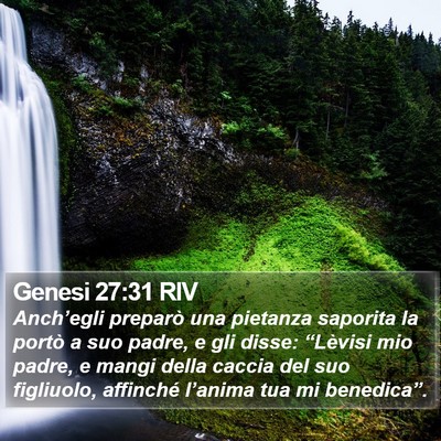 Genesi 27:31 RIV Bible Verse Image