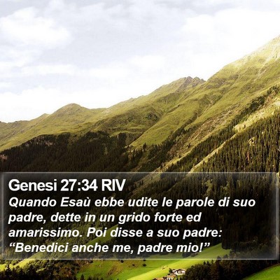 Genesi 27:34 RIV Bible Verse Image