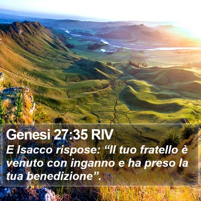 Genesi 27:35 RIV Bible Verse Image