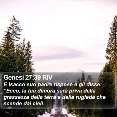Genesi 27:39 RIV Bible Verse Image