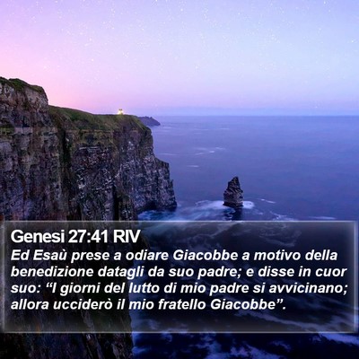 Genesi 27:41 RIV Bible Verse Image