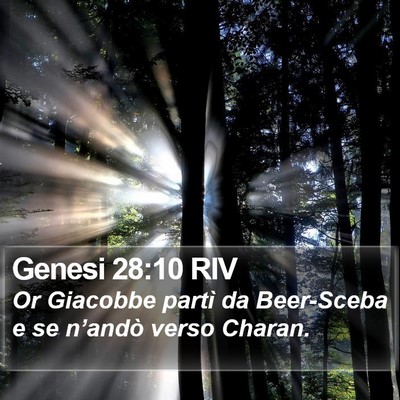 Genesi 28:10 RIV Bible Verse Image