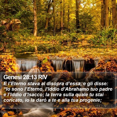 Genesi 28:13 RIV Bible Verse Image