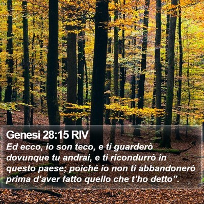 Genesi 28:15 RIV Bible Verse Image