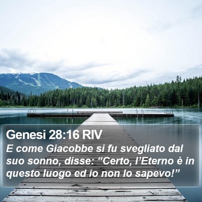 Genesi 28:16 RIV Bible Verse Image