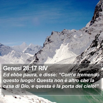 Genesi 28:17 RIV Bible Verse Image