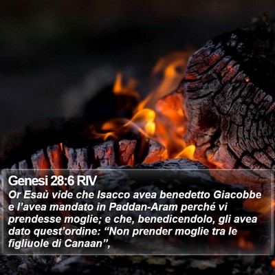 Genesi 28:6 RIV Bible Verse Image