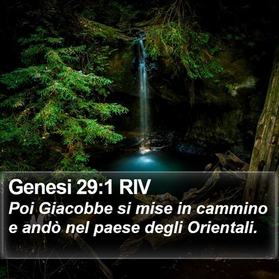 Genesi 29:1 RIV Bible Verse Image