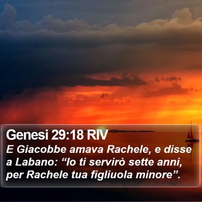 Genesi 29:18 RIV Bible Verse Image