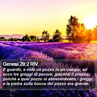 Genesi 29:2 RIV Bible Verse Image